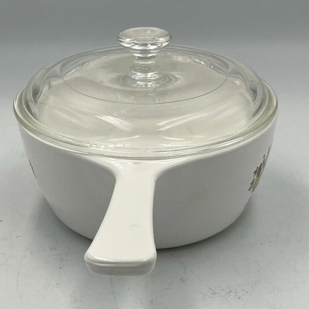 Vintage Corning Ware Spice of Life 1.5 Pint La Marjolaine P-82-B Sauce Pan w/Lid